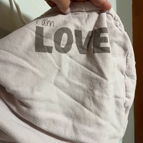 Peace Love World Light Pink Hoodie - Picture 6 of 6